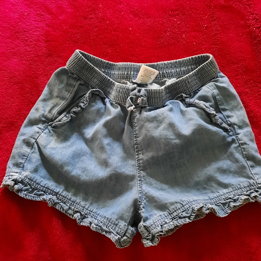 Girls Denim Shorts - Size 4T - Cute - Summer - Spring - Okie Dokie